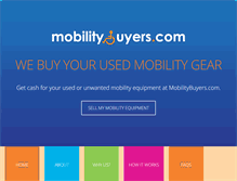 Tablet Screenshot of mobilitybuyers.com